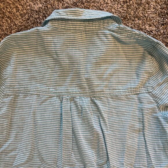 SUNDANCE 100% Cotton Button Down Top Size S Casual Classic Preppy Traditional - Picture 5 of 9